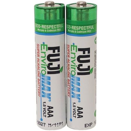 Fuji Batteries 4400BP2 EnviroMax AAA Super Alkaline Batteries (2 Pack)